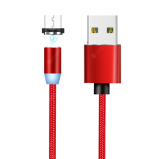 Кабель магнитный microUSB красный 1 м X-CABLE 360 